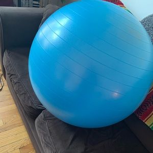 Exercise ball.